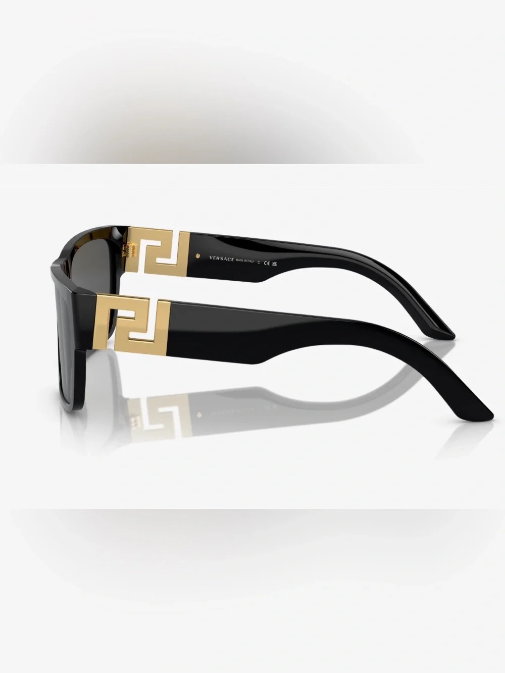 Versace VE4296 Black Oversized Sunglasses GB1/87 + Box & Accessories